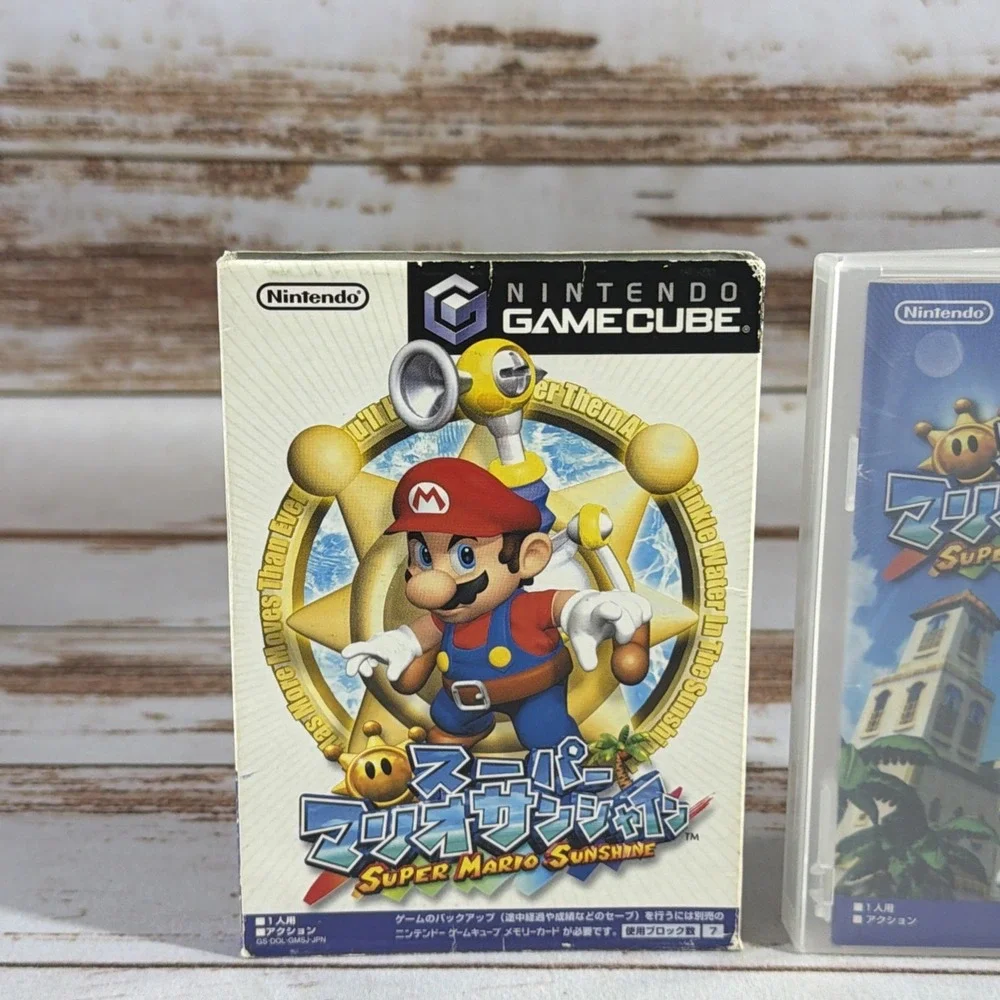 Super Mario Sunshine Nintendo GameCube CIB Japan NTSC‑J Tested – Used